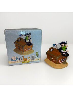 RARE 1998 Ziggy Pirate Treasure Chest Trinket Box Tom Wilson Kidcore New Bos